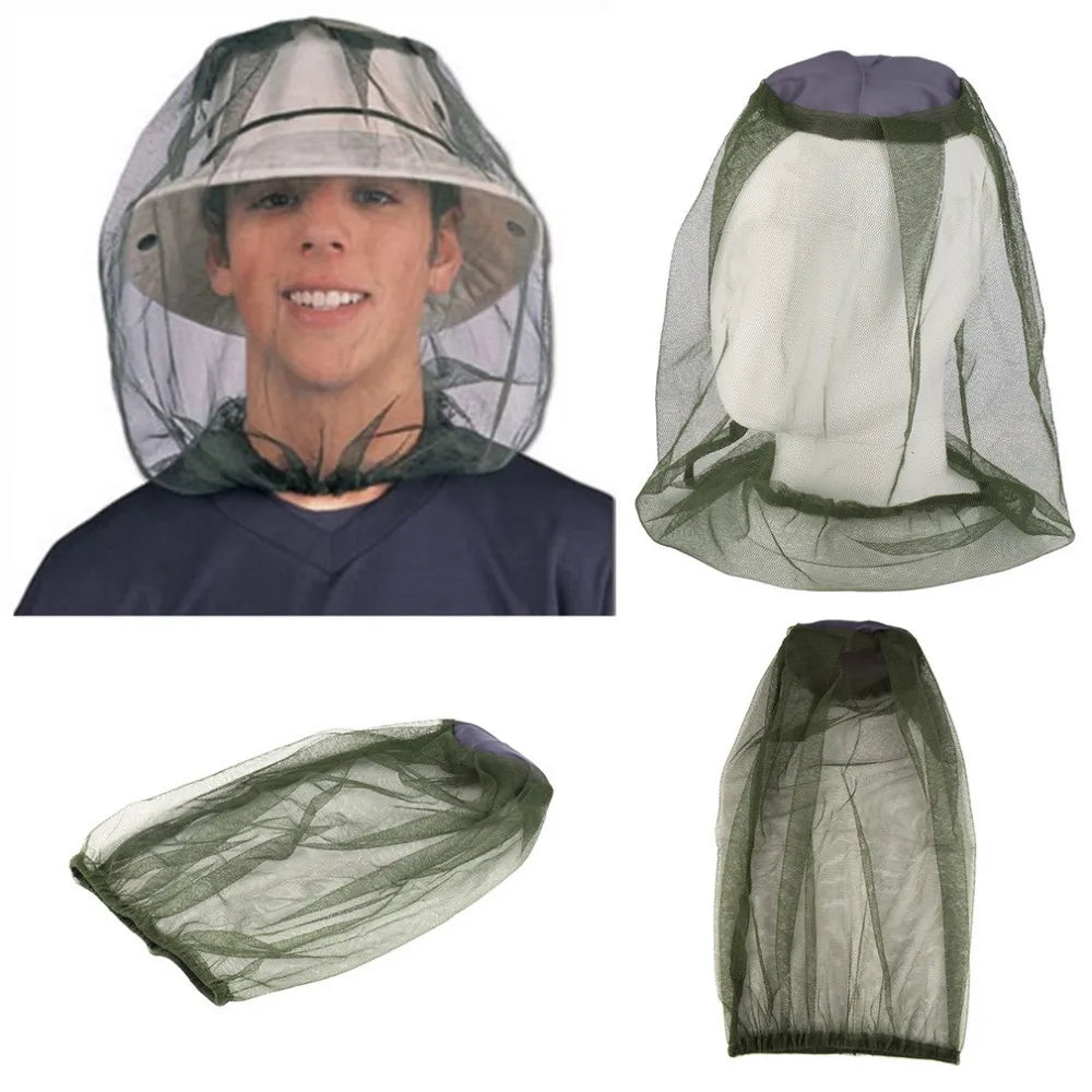 Bushcraft Travel Kit, Outdoor Tool, Mosquito Net Hat, Fishing Cap, Hunt Accessory,