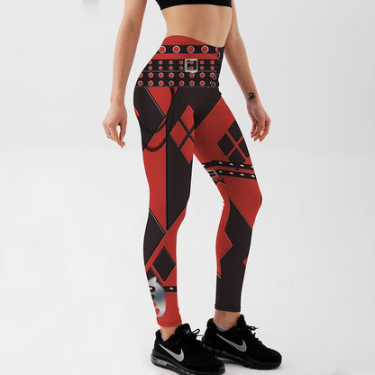 Qickitout Leggings High Quality Women's Geometric shapes Leggings Digital Print Pants Trousers Stretch Pants Free Shipping