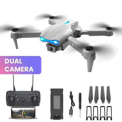 E99 K3 Pro HD 4k Drone Dual Camera High Hold Mode Foldable Mini RC WIFI Aerial Photography Quadcopter Toys Helicopter